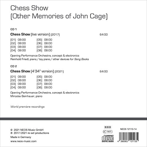 Chess Show (Other Memories Of John Cage) - CD image 2