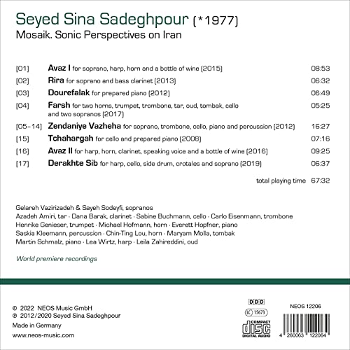 Mosaik. Sonic Perspectives On Iran - CD image 2