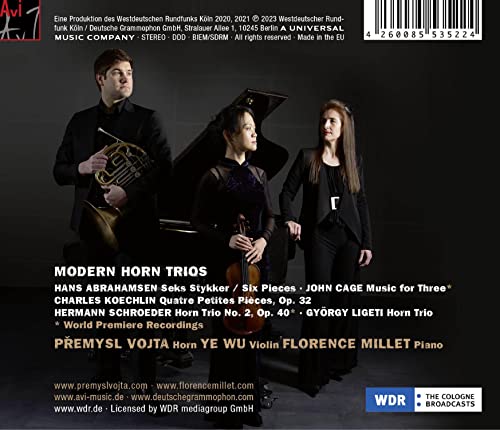 Modern Horn Trios - CD image 2
