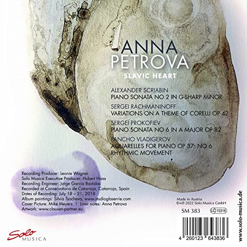 PROKOFIEV / PETROVA - SLAVIC HEART - CD image 2