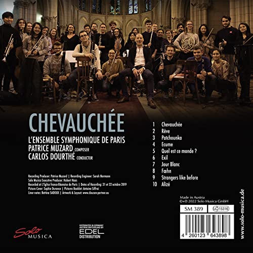 SYMPHONIQUE DE PARIS - MUZARD:CHEVAUCHEE - CD image 2
