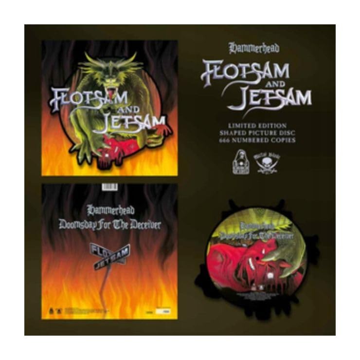 FLOTSAM AND JETSAM - HAMMERHEAD - Vinyl Record 12PD image 1