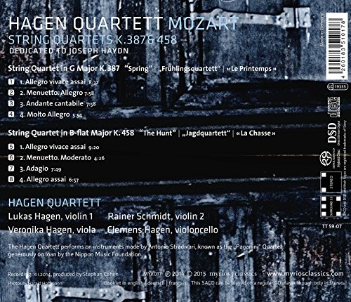 Wolfgang Amadeus Moz - String Quartets K.387 & 458 - Dedicated To Joseph image 2