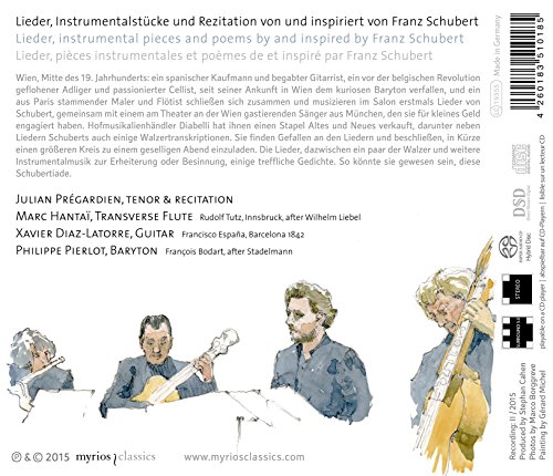 Philippe Pierlot - Julian Prégardien: Schubertiade - CD image 2
