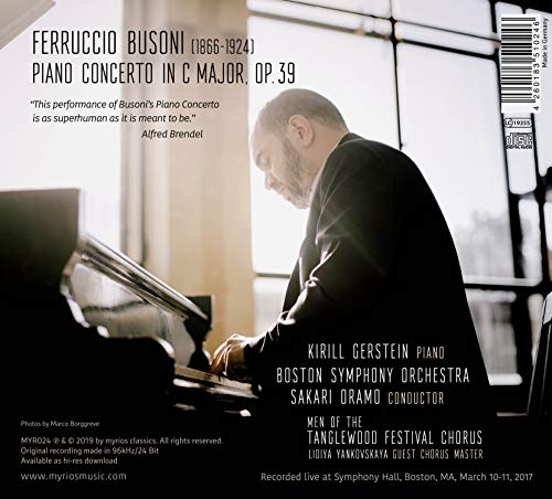 Men of the Tanglewoo - Busoni: Piano Concerto - CD image 2