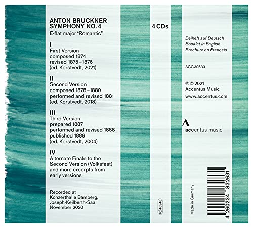 BAMBERG SYMPHONY / H - Anton Bruckner: Symphony No. 4 In E-Flat Major / image 2