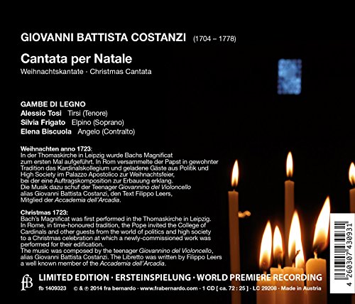 GAMBE DI LEGNO - CHRISTMAS CANTATA - CD image 2