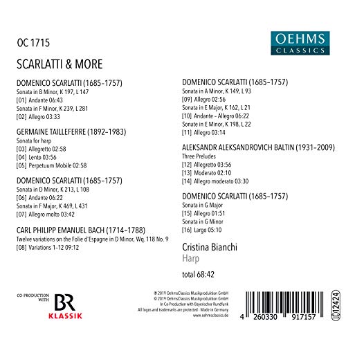 Domenico Scarlatti - Cristina Bianchi: Scarlatti & More - CD image 2