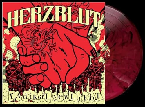 HERZBLUT - RADIKAL VERLIEBT (RED/MARBLE VINYL) - Vinyl Record image 1
