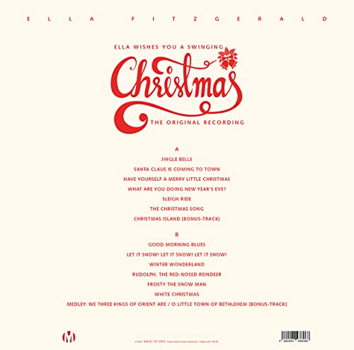 Ella Fitzgerald - Ella Wishes You A Swinging Christmas - Vinyl Record image 3