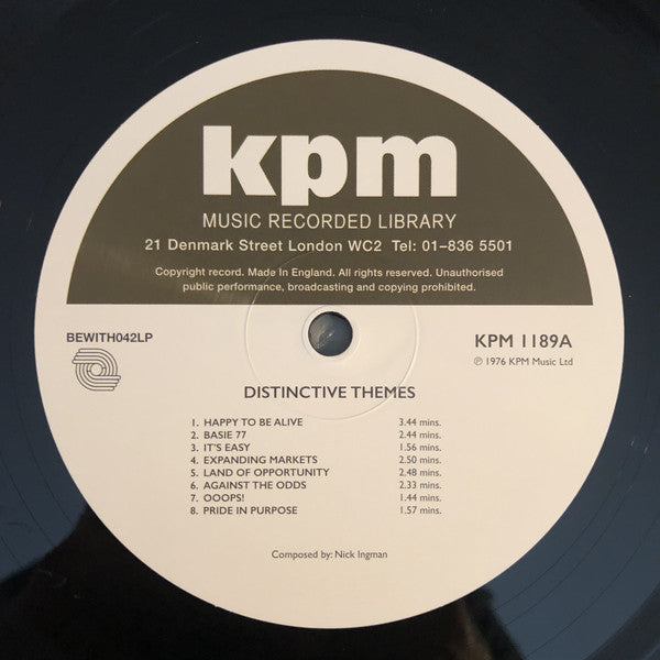 Nick Ingman - Distinctive Themes / Race To Achievement - Vinyl Record image 3