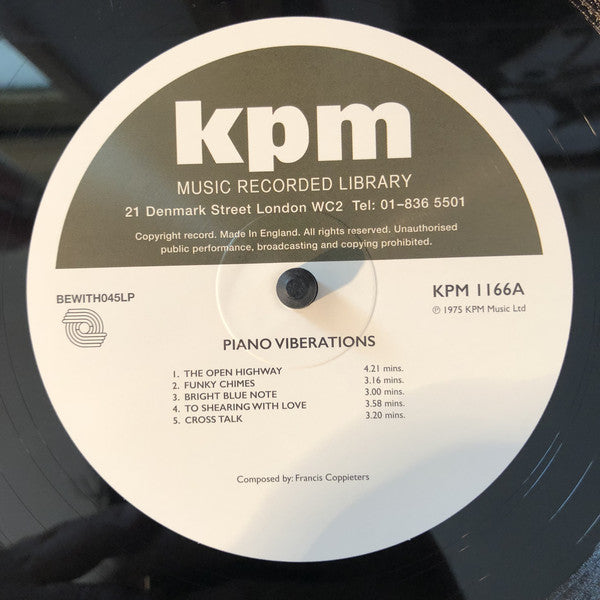 Francis Coppieters - Piano Viberations - Vinyl Record image 3