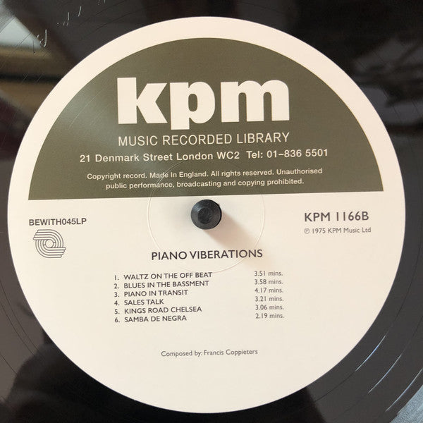 Francis Coppieters - Piano Viberations - Vinyl Record image 4