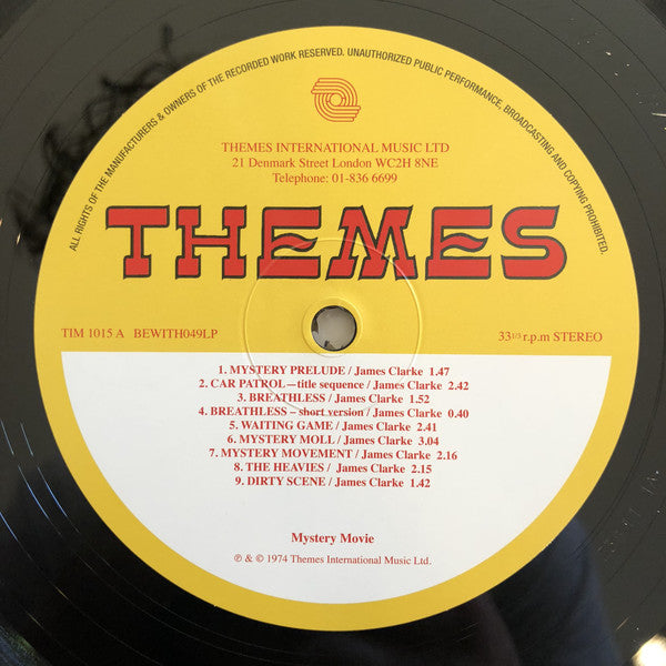 James Clarke - Mystery Movie - Vinyl Record image 3