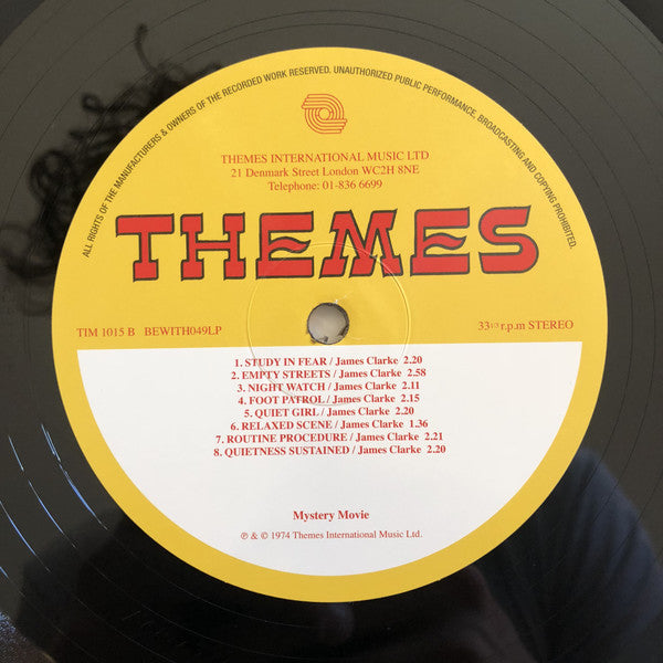 James Clarke - Mystery Movie - Vinyl Record image 4