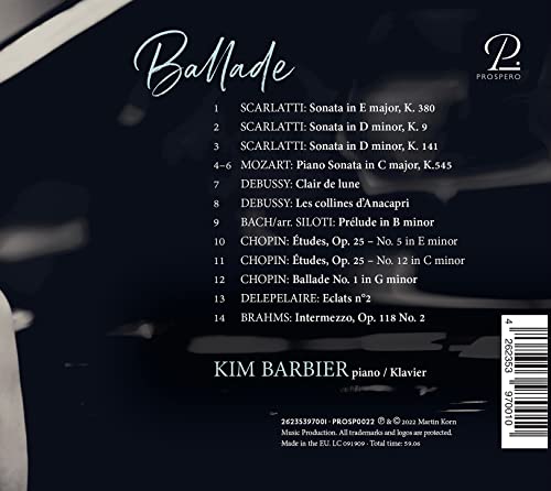 KIM BARBIER - BALLADE - CD image 2