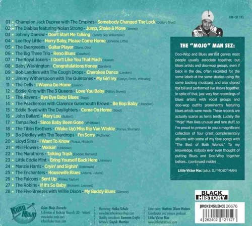VARIOUS ARTISTS - BLUES MEETS DOO WOP VOL 2. - CD image 2