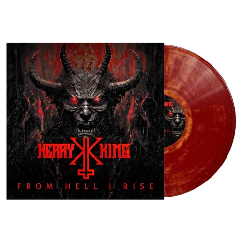 KING - FROM HELL I RISE (DARK RED, ORANGE MARBLE VINYL) - Vinyl Record image 1
