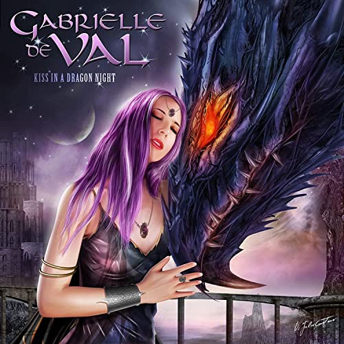 GABRIELLE DE VAL - KISS IN A DRAGON NIGHT - Vinyl Record VL image 1