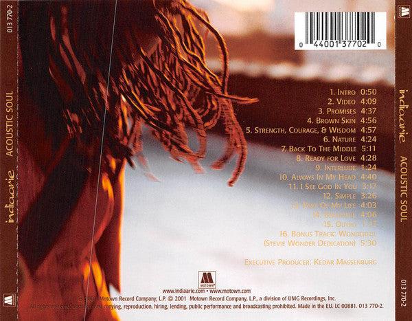 India.Arie - Acoustic Soul - Used CD image 8