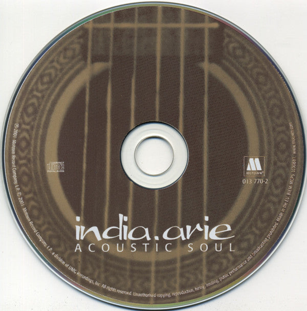 India.Arie - Acoustic Soul - Used CD image 9