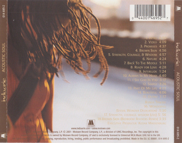 India.Arie - Acoustic Soul - Used CD image 9