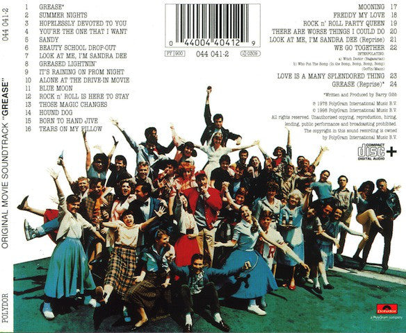 Various - Grease (The Original Soundtrack From The Motion Picture) - CD image 2