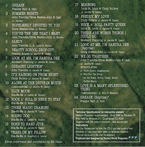 Various - Grease (The Original Soundtrack From The Motion Picture) - CD image 5