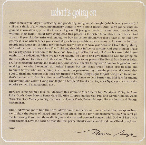 Marvin Gaye - What's Going On - CD image 2