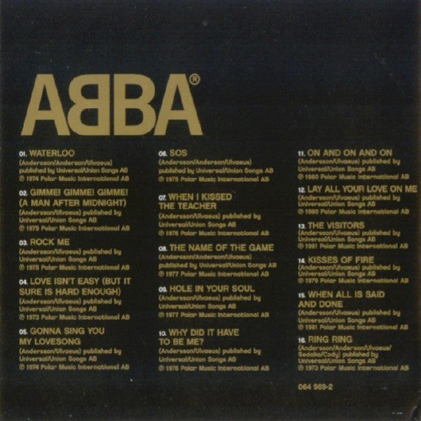 ABBA - Name Of The Game - CD image 4