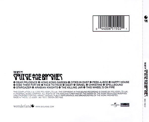 SIOUXSIE & THE BANSH - Very Best Of - CD image 3