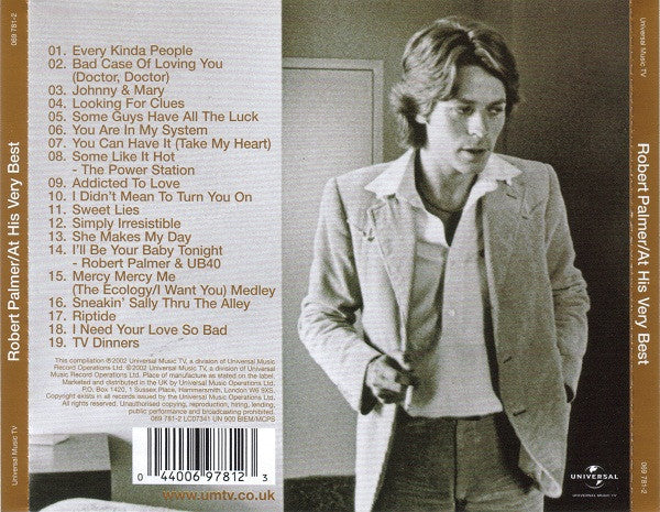Robert Palmer - At His Very Best - Used CD image 2