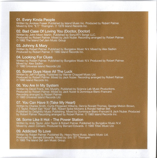 Robert Palmer - At His Very Best - Used CD image 5