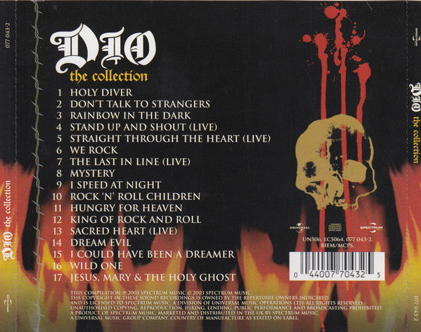 Dio - Collection - Used CD image 2
