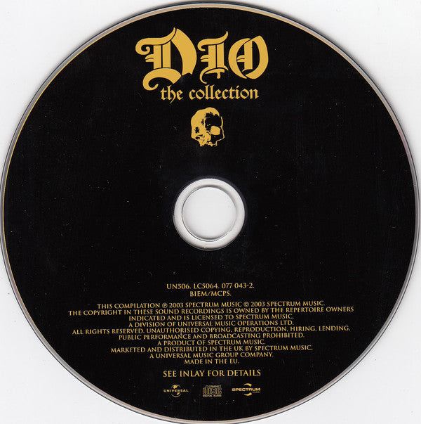 Dio - Collection - Used CD image 3