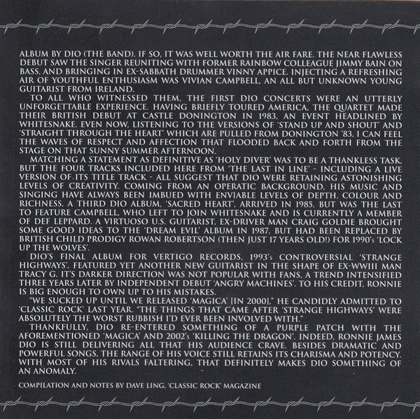 Dio - Collection - Used CD image 5
