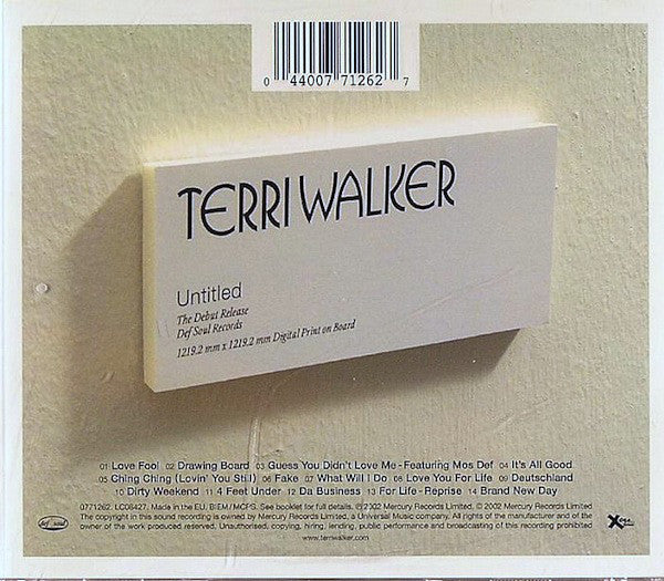 Terri Walker - Untitled - Used CD image 2