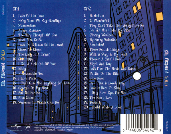 Ella Fitzgerald - Gold - CD image 2