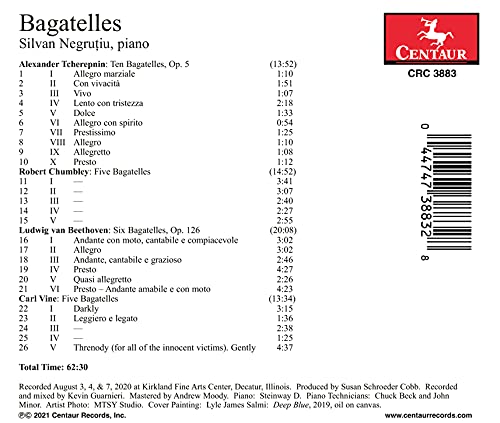 NEGRUTIU - BEETHOVEN, VINE & OTHERS: BAGATELLES - CD image 2