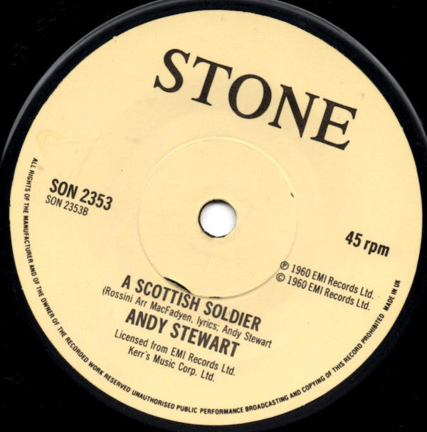 Andy Stewart - Donald Where's Your Troosers? - Used Vinyl Record 7" image 4