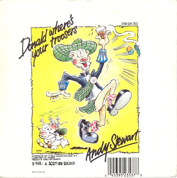 Andy Stewart - Donald Where's Your Troosers? - Used Vinyl Record 7" image 6