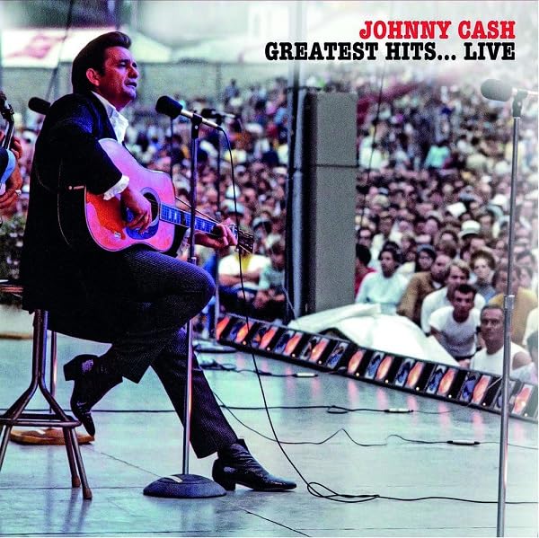 JOHNNY CASH - GREATEST HITS LIVE (180G ECO COLOURED VINYL) - Vinyl Reco image 1