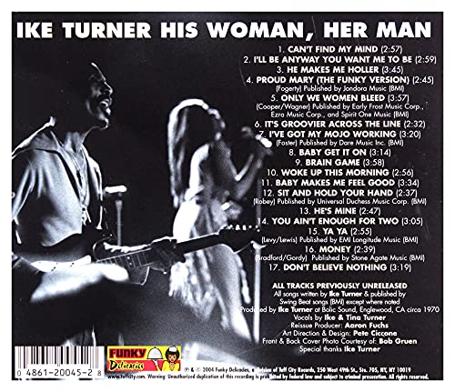 IKE TURNER - HIS WOMAN, HER MAN - CD image 2