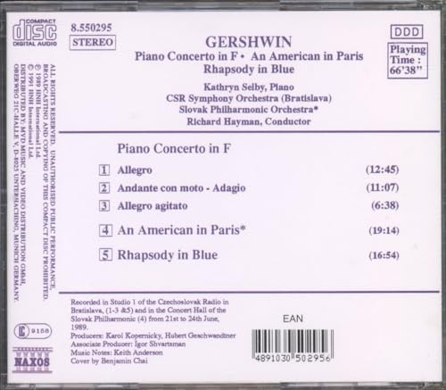 George Gershwin - Rhapsody In Blue • An American In Paris • Piano image 2