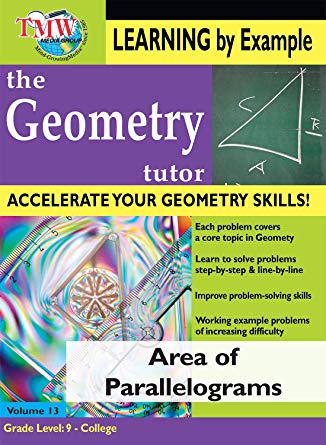 Geometry Tutor: Area of Parallelograms - DVD image 1
