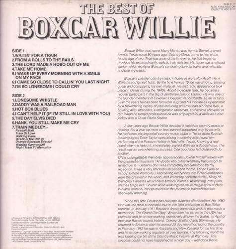 Boxcar Willie - Best Of - Used Vinyl Record image 2