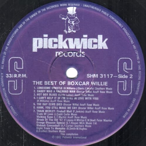 Boxcar Willie - Best Of - Used Vinyl Record image 4