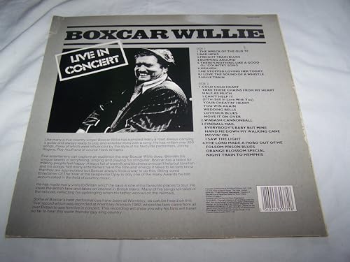 Boxcar Willie - Live In Concert - Used Vinyl Record image 2