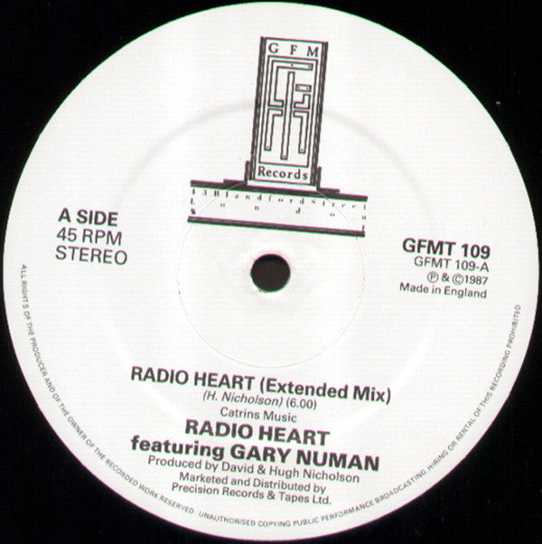 Radio Heart - Used Vinyl Record 12" image 3
