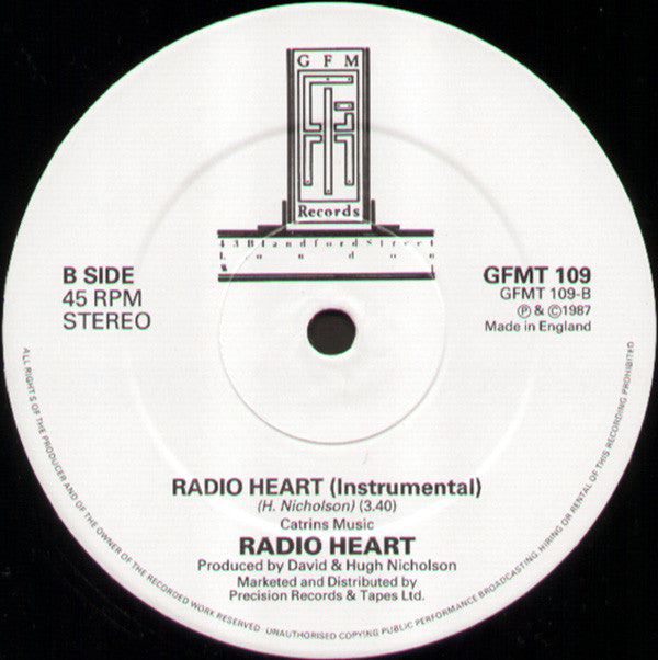 Radio Heart - Used Vinyl Record 12" image 4